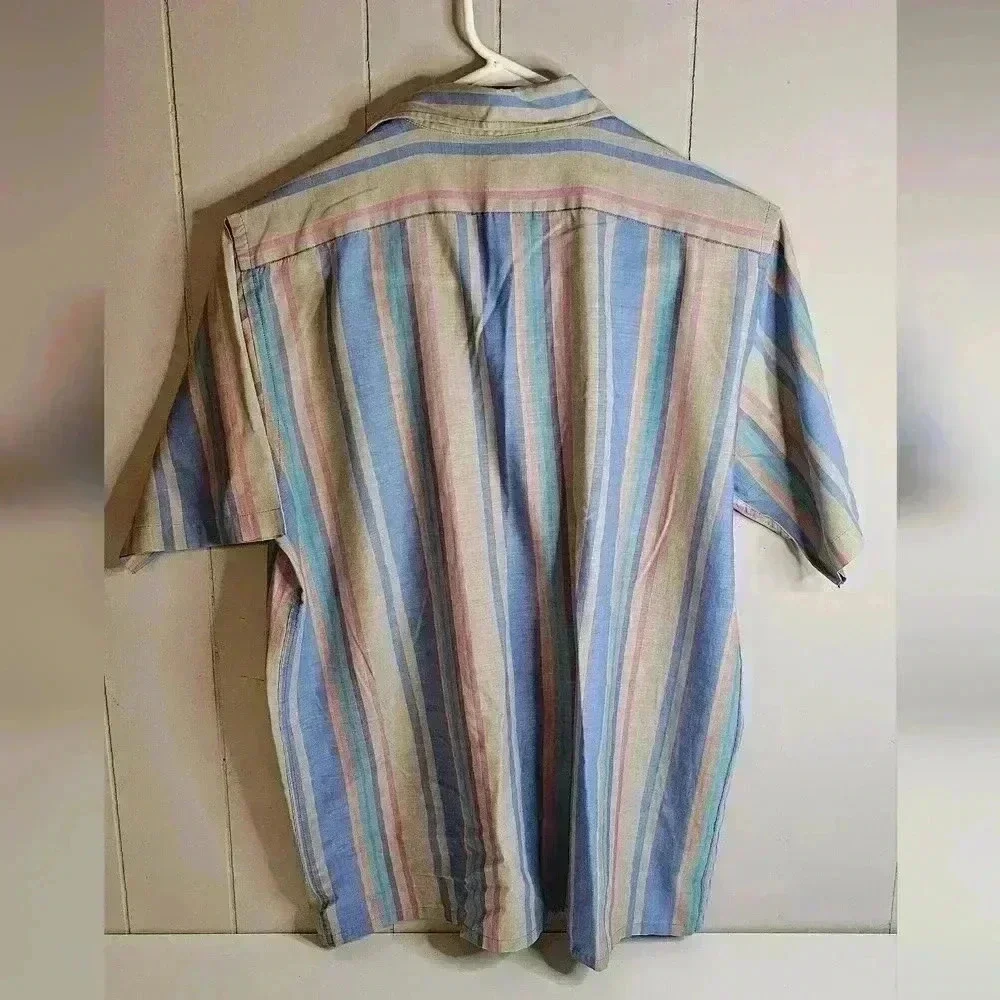 Vintage Arrow Sport Short Sleeve Button Up, Medium